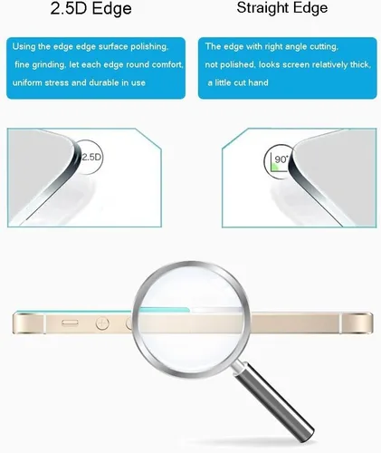 Vista 4 de LOKEKE Protector de pantalla de vidrio templado compatible con Huawei Watch Ultimate, protector de pantalla de vidrio templado de alta calidad