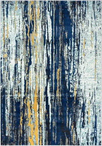 Vista 2 de Abani - Tapete audaz y contemporáneo, con acento de estilo moderno, colección Laguna, fabricado en Turquía, comodidad y elaboración superiores