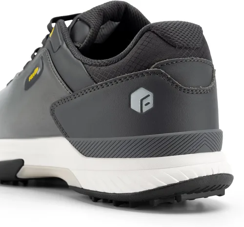 Vista 5 de FitVille Zapatos de golf anchos y extra anchos para hombre, zapatos de golf profesionales impermeables para exteriores para hombres