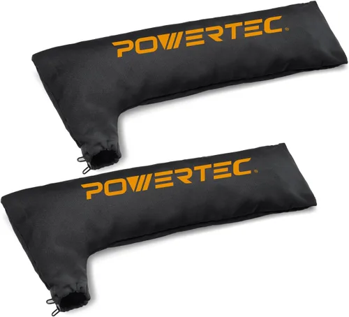 Vista 13 de POWERTEC Bolsa colectora de polvo para sierra ingletadora de 7-1/4 pulgadas, 8-1/2 pulgadas, se adapta a puertos de polvo nominales de 1-1/2
