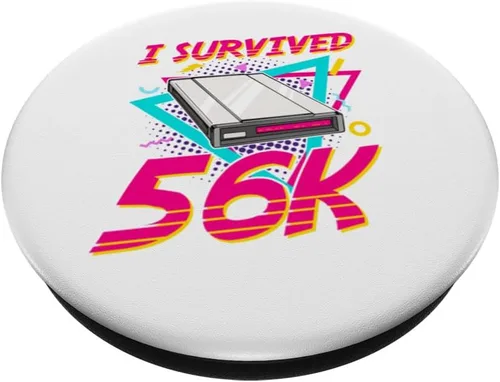Vista 2 de 90s Nostalgia Retro 90s Dial Up Internet Vintage PopSockets Adhesive PopGrip