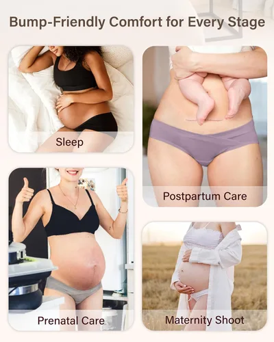 Vista 12 de Intimate Portal - Ropa interior de maternidad para debajo del vientre o pancita, panties post-parto