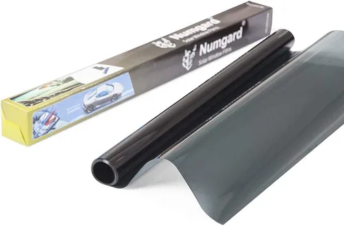 Vista 9 de Película tintada para ventana de automóvil, rollo de 20% VLT negro, ajuste universal, ancho de 20 pulgadas x largo 20 pies de largo, rollo