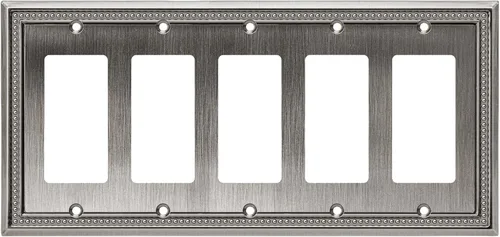 Vista 43 de Henne Bery Sunken Pearls Placa de Pared Decorativa de Servicio Pesado Placa de Interruptor Cubierta de Tomacorriente