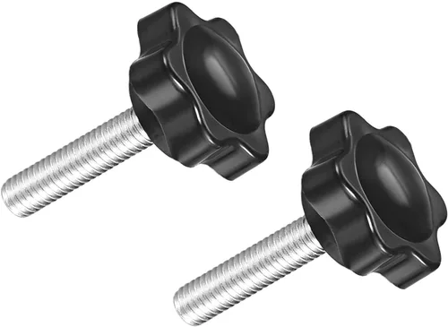Vista 16 de METALLIXITY Perillas de tornillo de mango de sujeción (M6x26mm) 1 unidad, agarre de metal en forma de estrella - para construcción de viviendas