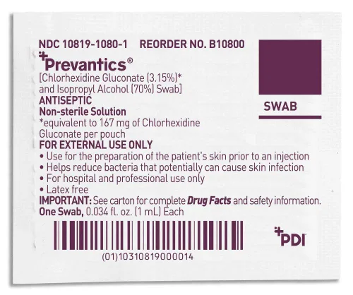 Vista 2 de PYB10800 - Hisopos PDI Prevantics, 0.0 fl oz - Caja de 100