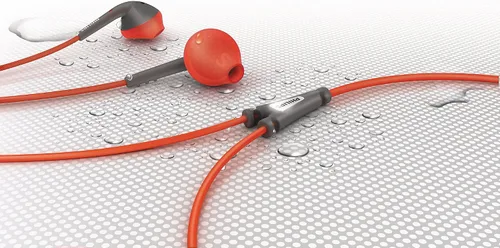 Vista 5 de Philips Audífonos ActionFit para practicar deportes en oído Anaranjado