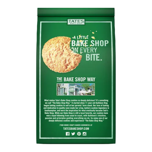 Vista 9 de Tate's Bake Shop - Galletas finas y crujientes, coco crujiente, 4 unidades, 7 onzas