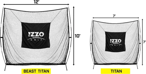 Vista 3 de Izzo Titan Golf Practice Hitting Net