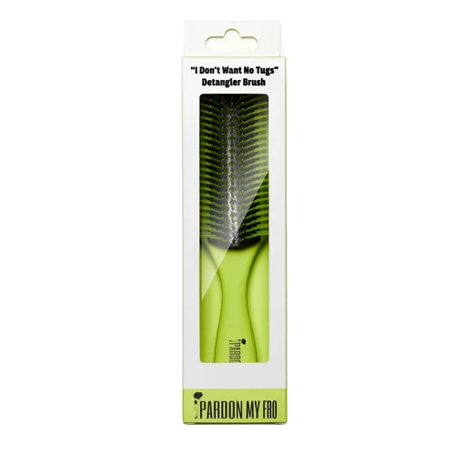 Vista 8 de Pardon My Fro Cepillo desenredante, desenredante sin esfuerzo para cabello húmedo y seco, diseño ligero para todo tipo de cabello rizado