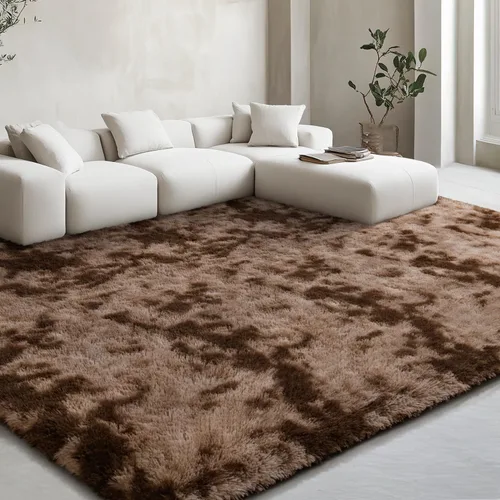 Vista 28 de EVOIONOS Alfombra Redonda Negra para Dormitorio, 4x4 Pies Alfombra de Área Circular Suave y Esponjosa para Sala de Estar, Alfombra Circular de Felpa