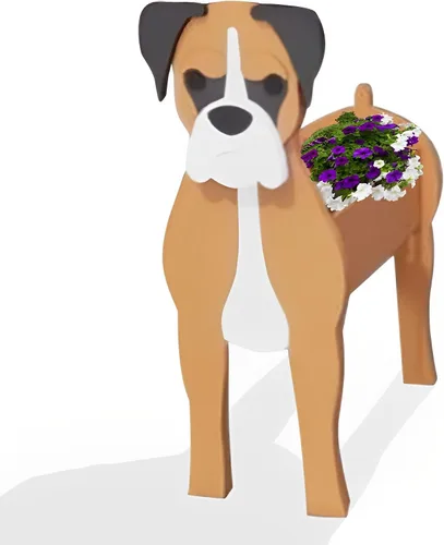Vista 50 de Macetero de flores para perros, regalos para mujeres, bonitas macetas de PVC para perros, macetas para interiores y exteriores, maceta de jardín