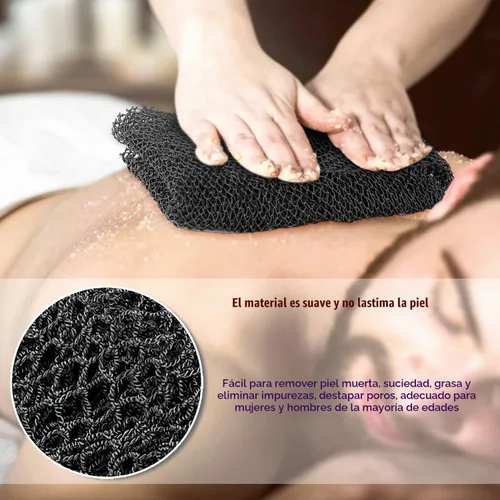 Vista 7 de Esponja de red africana auténtica,Exfoliating Body Shower Scrubber
