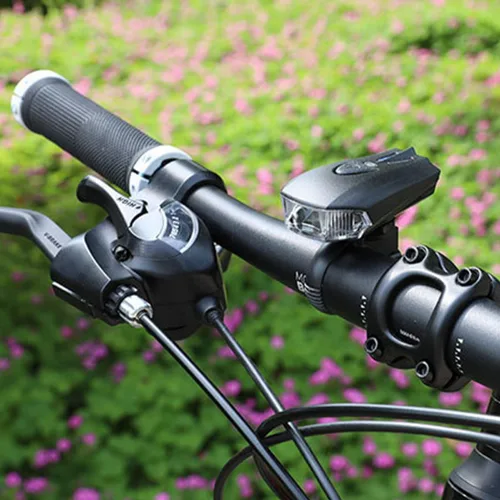 Vista 5 de Bike Light Set USB Rechargeable Front Headlight Red Rear Tail Light Cycling Safety Lamp Night Riding