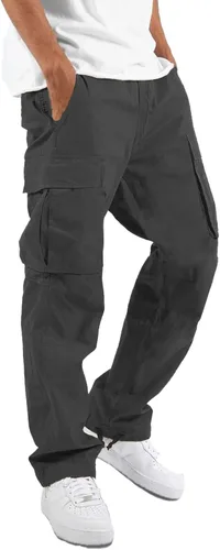 Vista 12 de LYRXXX Pantalones Cargo Casuales para Hombre Pantalones de Senderismo Pantalones de Entrenamiento Joggers Sudaderas para Hombres