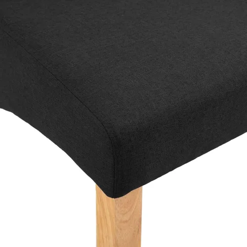 Vista 7 de Dining Chairs 2 Pcs Black Fabric,Living Room Dining Chairs,Counter Dining Chairs Suitable for Daily Dining Or Special Events Such As Meetings