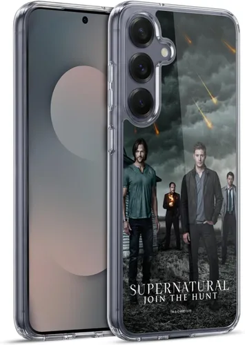 Vista 100 de Head Case Designs Supernatural Sam, Dean & Castiel Key Art - Funda de gel con licencia oficial [protección de grado militar] compatible con Google