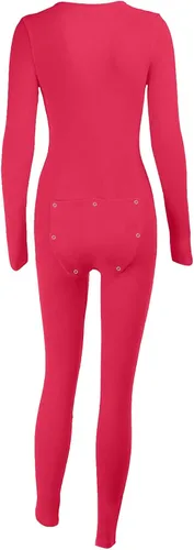 Vista 6 de Pijama de Navidad para mujer, con botones, funcional y solapa abotonada, para adultos, pijama acogedora