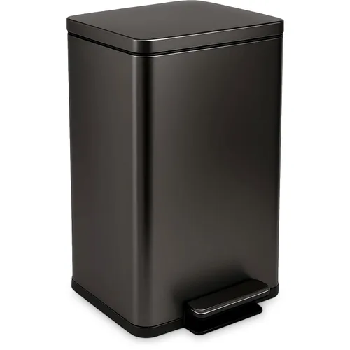 Vista 12 de SIMPLI-Magic Bote de basura de acero inoxidable de 6L/1.6G con pedal manos libres, tapa silenciosa de cierre suave, tamaño compacto que ahorra