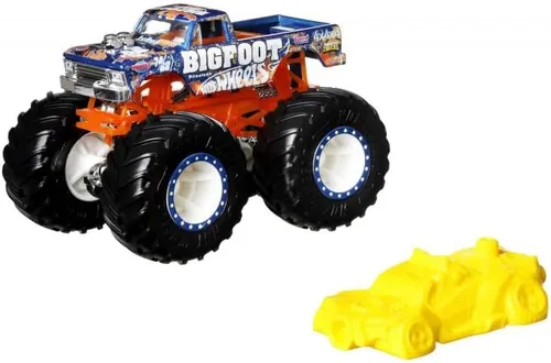 Vista 3 de Hot Wheels HW Monster Trucks Bigfoot Crash Legends Escala 1:64