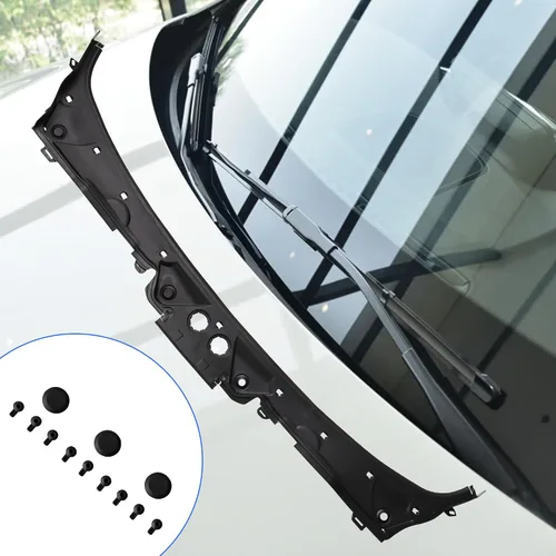 Vista 6 de Panel de cubierta del limpiaparabrisas delantero 517172581777 compatible con BMW 328i 2012-2016, 328i xDrive 2013-2016, 335i 2012-2015, M3 2015-2018