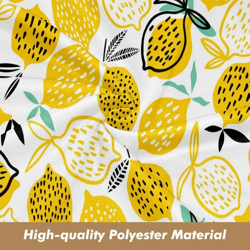 Vista 5 de Funda de sofá amarilla con estampado de limón y funda de sofá para sillón, funda resistente a las manchas, protector universal de muebles