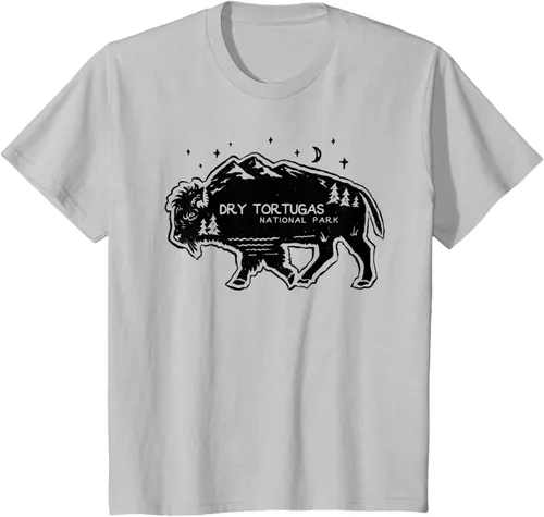 Vista 22 de Camiseta Dry Tortugas National Park Buffalo FL Cutout Florida, Blanco, S