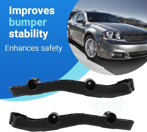 Vista 4 de Soporte de retención para parachoques delantero Compatible con Dodge Avenger 2011-2014 Reemplaza 68081559AA