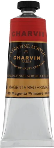 Vista 34 de Charvin Pintura acrílica profesional extrafina – verde absenta, tubo de 2.1 fl oz, pigmentos de triple fresado, resistente a la luz, pinturas
