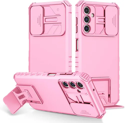 Vista 35 de Funda compatible con Samsung Galaxy M13 5G/A04 Dimensional Soporte Ventana Corredera Teléfono Móvil Funda Protectora a Prueba de Golpes para Samsung