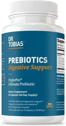 Vista 8 de Prebiotico definitivo del Dr. Tobias, el complemento perfecto y el suplemento estimulador para cada probiótico, estimulador probiótico PreforPro