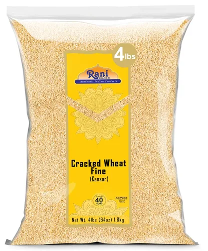 Vista 13 de Rani - Trigo grueso agrietado (trigo fada/bulgur #3) 32 onzas (2 libras) 32.03 oz ~ Todo natural Vegano Apto para gluten Sin OMG Kosher