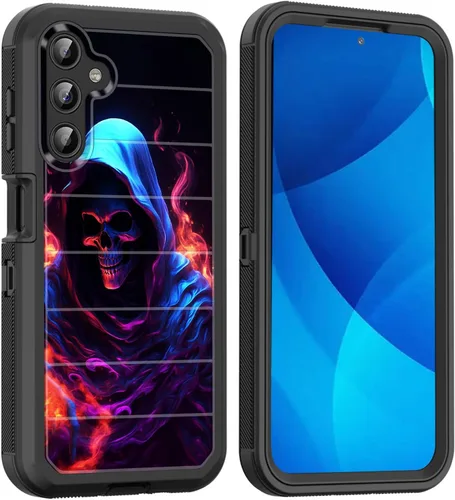 Vista 12 de Funda para Galaxy A15 5G, cuerpo completo, protección contra caídas, a prueba de polvo, resistente de 3 capas, militar, resistente, duradera