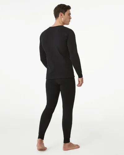 Vista 3 de LAPASA Conjunto de ropa interior térmica ultra pesada para hombre, capa base para clima frío extremo, forro polar, pantalones largos M63