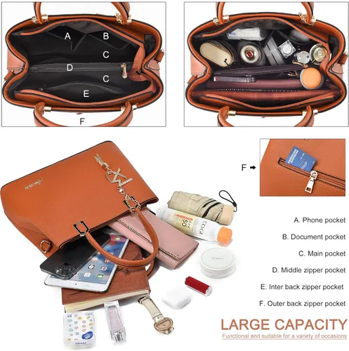 Vista 6 de Bolsos y bolsos para mujer, bolsos de hombro, bolsos de mano para mujer, bolsos de mano