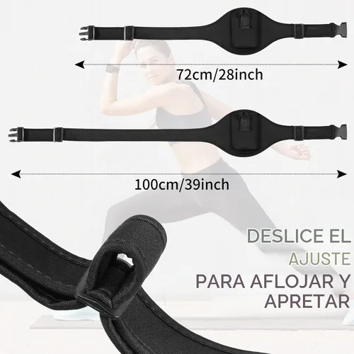 Vista 2 de Jexine Paquete de 8 Cinturones de Micrófono Inalámbrico para Teatro de Neopreno Soporte de Micrófono con Correa Anti-Caída Cinturón Absorbente