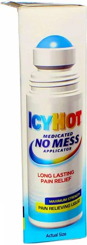 Vista 4 de Icy Hot Aplicador medicado sin desorden Max-Strength 2.5 onzas (2.5 fl oz) (paquete de 6)