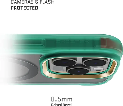 Vista 79 de Ghostek Covert Clear - Funda transparente para iPhone 15 Plus, silicona a prueba de golpes, compatible con accesorios Apple MagSafe, funda Negro