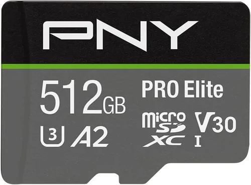 Vista 12 de PNY Tarjeta de memoria flash microSDXC PRO Elite Class 10 U3 V30 de 128 GB - 100 MB/s, clase 10, U3, V30, A2, 4K UHD, Full HD, UHS-I, Micro SD