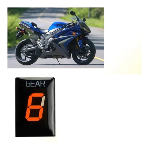 Vista 5 de Motorcycle Gear Indicator Motorcycle Gear Indicator Speed Display Meter for FZ1 FZ1N FZ 1 1N FZ1S FZ8 FZ16 8 16 TDM900 TDM 900 DT1100