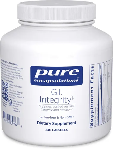 Vista 8 de Pure Encapsulations Integridad G.I. Soporte mejorado para la integridad y función gastrointestinal* 120 cápsulas