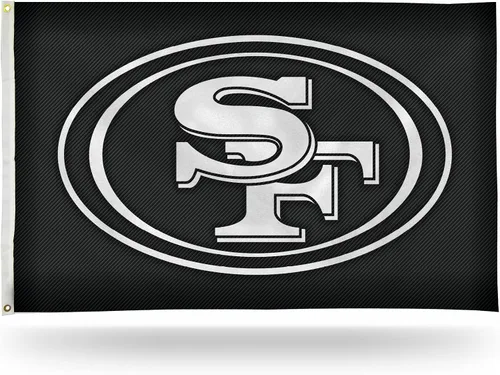 Vista 9 de Rico Industries NFL - Bandera de fibra de carbono de 3 x 5 pies, para interiores o exteriores, decoración del hogar, gran regalo, día del juego