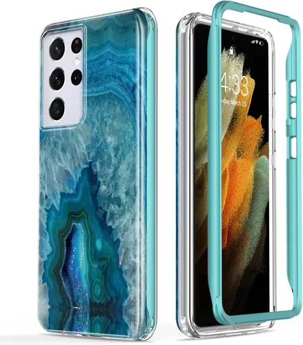 Vista 18 de Esdot Funda para Samsung Galaxy S21 Ultra, Grado Militar Pasa Prueba de Caída de 21 pies, Cubierta Resistente con Diseños de Moda para Mujeres