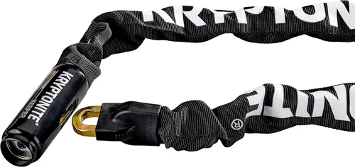 Vista 2 de Kryptonite Keeper 712 - Candado de cadena para bicicleta, 4 pies de largo, resistente, antirrobo, con llaves para bicicleta, motocicleta, scooter