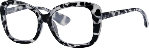 Vista 8 de Eyekepper Gafas de lectura elegantes para las mujeres de gran tamaño lectores - Negro +2.75