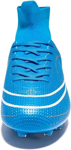 Vista 2 de Zapatos deportivos de fútbol para hombre, botas altas con picos para exterioresinteriores, para niños y niñas, tenis de entrenamiento de fútbol