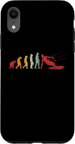 Vista 8 de iPhone 15 Retro Kitesurf Kite Surfer Evolution Boarding Ape Kitesurfer Case