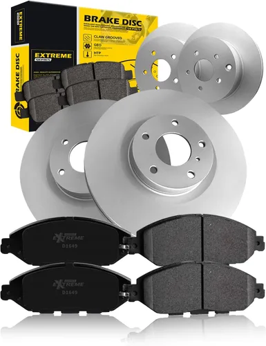 Vista 32 de TOVASTY Kit de freno trasero E-Coated para Honda Civic 2006-2015