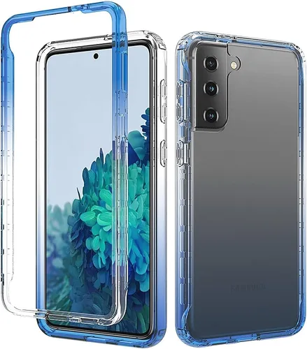 Vista 206 de Pzwoxukhov Funda para Xiaomi Poco M3 M2010J19CG M2010J19CI Caso, alta transparencia, color degradado, funda de absorción de impactos anticaída