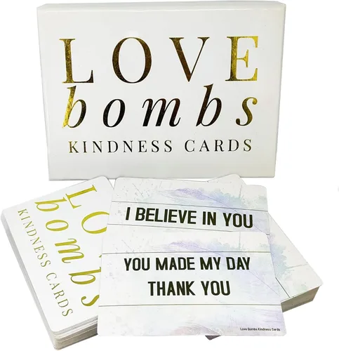 Vista 10 de Better Me Love Bombs - Tarjetas de bondad – 111 tarjetas de agradecimiento y agradecimiento, notas de amor para él y ella, regalos simplemente
